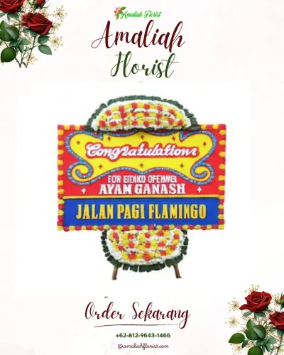 Bunga Papan Congratulation di Kalimanggis